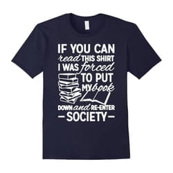Book Reading Lover T Shirt-Father's Day - XL