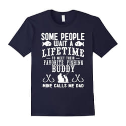 Men's My Favorite Fishing Buddy T-shirt, Great gift for Dad-Father's Day - XXL