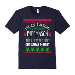 Im a freemason and I love this ugly Christmas t-shirt-Father's Day - L