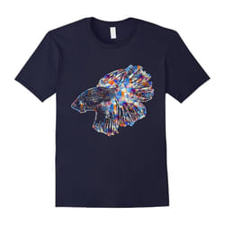 Betta Fish Shirts â Love Betta Fish Colorful Tee Shirt-Father's Day - L