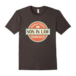 Son In Law T-shirt Fathers Day Son-In-Law Tee-Father's Day - L