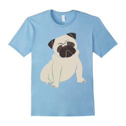 Pug Dog T Shirt I Love Like Pug-Father's Day - S