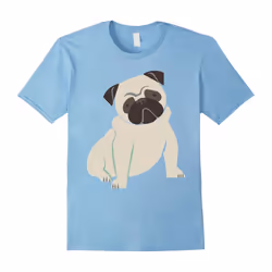 Pug Dog T Shirt I Love Like Pug-Father's Day - M