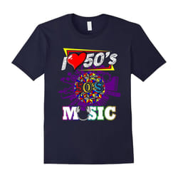 Men & Women's I Love The NEON 50s Shirt Fifties parties-Father's Day - XL