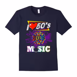Men & Women's I Love The NEON 50s Shirt Fifties parties-Father's Day - XXXL