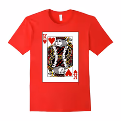 Valentines Day Gifts â King of Hearts Cards Couple T Shirt-Father's Day - XXXL
