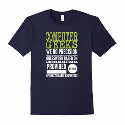 Computer Geeks TShirt Nerd Science Programmer Tech Top Gifts-Father's Day - S