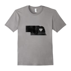 I Love Nebraska State Shirt-Father's Day - S