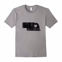 I Love Nebraska State Shirt-Father's Day - XL