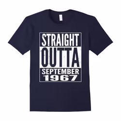 September 1967 50th Birthday Gifts 50 Years Old T-shirt-Father's Day - XXL
