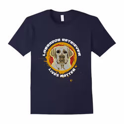 Golden Retriever Lives Matter |Cool Parody Dog Lover T-shirt-Father's Day - M