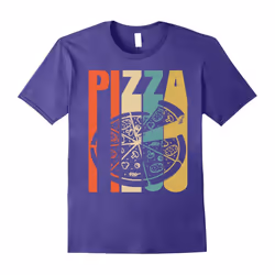Father's Dayassic Vintage Retro Pizza. Funny Tshirt Gift Lover Pizza-Father's Day - XXL