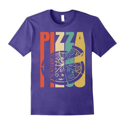 Father's Dayassic Vintage Retro Pizza. Funny Tshirt Gift Lover Pizza-Father's Day - XXL