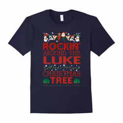 Luke Family Christmas T-shirt-Father's Day - XXXL