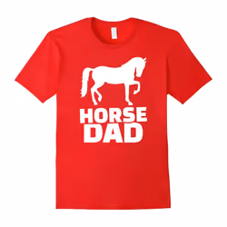 Men's Horse dad T-Shirt-Father's Day - S