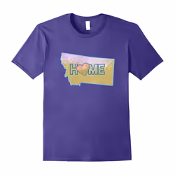 Montana T-Shirt Love My Home State Gift Tee-Father's Day - XXXL