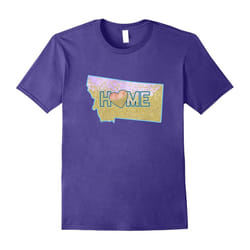 Montana T-Shirt Love My Home State Gift Tee-Father's Day - XXXL