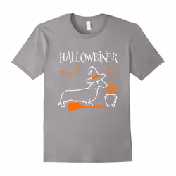 Dachshund Halloweiner T-Shirt Funny Halloween For Dog Lovers-Father's Day - M