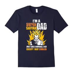 Men's Super Saiyan Dad T-Shirt Funny Father's Day Gift DBZ Lovers-Father's Day - XL