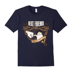 Cat Lovers T-shirt, Best Friends For Life Shirt-Father's Day - M
