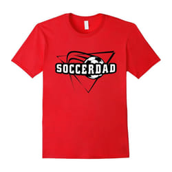 Mens Soccer Dad Mens Shirts-Father's Day - L