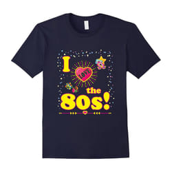 I Love The 80s Eighties 80's T-Shirt-Father's Day - M