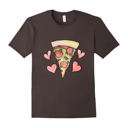 Pizza love shirt for pizza lovers valentine's day t-shirt-Father's Day - L