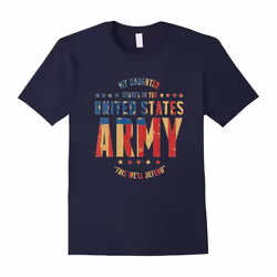Army MOM DAD T-Shirt â U.S. Army DAUGHTER T-shirt-Father's Day - XL