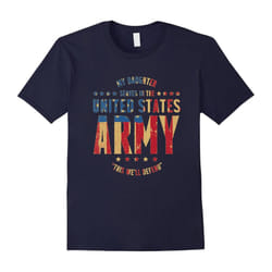 Army MOM DAD T-Shirt â U.S. Army DAUGHTER T-shirt-Father's Day - XXXL