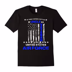 Air Force UnFather's Daye My Family Defends Our Flag USAF t-shirt-Father's Day - XXL