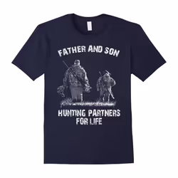 Father and Son Hunting Partners For Life, Father's day Shirt-Father's Day - L