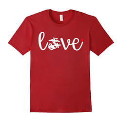 USMC Love Marine Corps EGA Hero America Shirt Premium-Father's Day - XL
