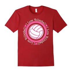 Volleyball t shirt â I Love Volleyball-Father's Day - XXXL