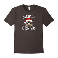 Mad Cat Lovers Meowy Christmas Tshirt Gift Idea Funny-Father's Day - XL