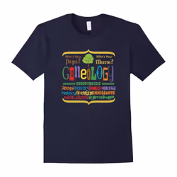 Genealogy Words Novelty TShirt, Family History T Shirt, Tee-Father's Day - S