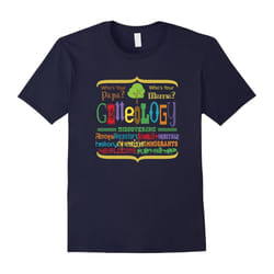 Genealogy Words Novelty TShirt, Family History T Shirt, Tee-Father's Day - XL