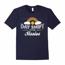Police Dispatcher Gifts Thin Gold Line Day Shift Sissies-Father's Day - XXXL