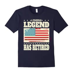 A Fisherman Legend Has Retired Retirement Dad Grandpa Gift-Father's Day - XL