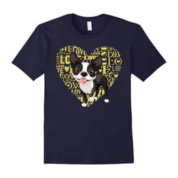 Boston Terrier T-shirt â Love Dogs-Father's Day - M
