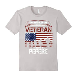 Men's I Love More Than Being Veteran Is Being Grandpa PEPERE Shirt-Father's Day - XXL