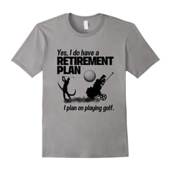 Funny Father's Day Quotes Gift, Love Playing Golf T-Shirt-Father's Day - L