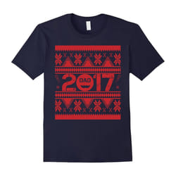New Dad 2017 T-shirt Gift For Father | Funny DAD Shirt-Father's Day - XXXL