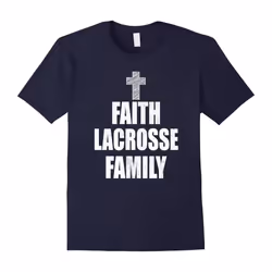 Faith Lacrosse Family T-Shirt-Father's Day - XXXL
