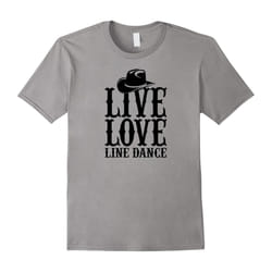 Live Love Line Dance Linedancing T-Shirt Dancing Tee Shirt T-Father's Day - XL