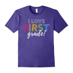 I Love First Grade Shirt for Teachers-Father's Day - XXL