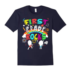 First Grade Rocks Shirt. 1st Grade First day school gifts-Father's Day - XXXL