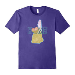 New Hampshire T-Shirt Love My Home State Gift Tee-Father's Day - S