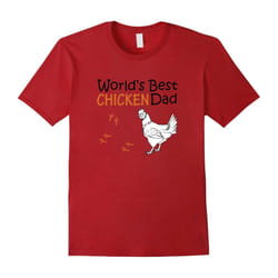World's Best Chicken Dad T-Shirt-Father's Day - XXL