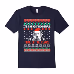 Best gifts for Golden Retriever owners ugly christmas tshirt-Father's Day - XL