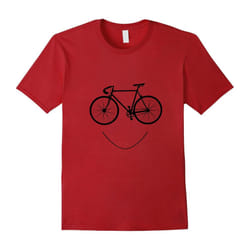 Smiling Bike T-Shirt Gift For Bikers, Love Bike Adventure-Father's Day - S